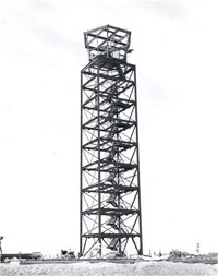 Large metal tower